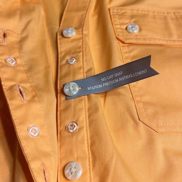 Y2K, vtg,NWT, LEE  shirt,women 3X  .Orange ,cotton blend ,cottagecore, - Picture 8 of 11